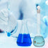 OLYCRAFT 4pcs Volumetric Flask Set, 10ml/25ml/50ml/100ml with Glass Cap for Laboratory Projects