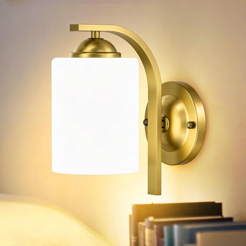 Wall Sconces Lights Lamp for Bedroom Bathroom, Modern Vanity Light Fixtures, Gold
