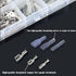 Tnisesm 380Pcs Quick Splice Male and Female Wire Spade Connector, Wire Crimp Terminal Block Assortment Kit