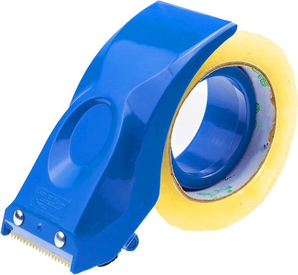 Easy-Mount 2 Inch Tape Gun Dispenser, Packing Packaging Sealing Cutter, Blue Handheld Tools
