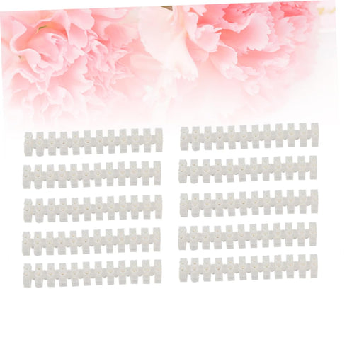 12-Position 10a Wire Connector Barrier Terminal Strip Brass Firmware Fastening Galvanized Screw Fire-Proof Plastic