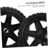 4pcs Cabilock Shopping Cart Wheel Rolling Cart Wheels for Trolley Heavy Duty Replacement Easy Climbing Feature