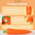 Generic 2-Pack 60-Second Carrot Pen with Voice Recorder | Cute Recording Ballpoint Pen for Kids | Smooth-Writing, Fun