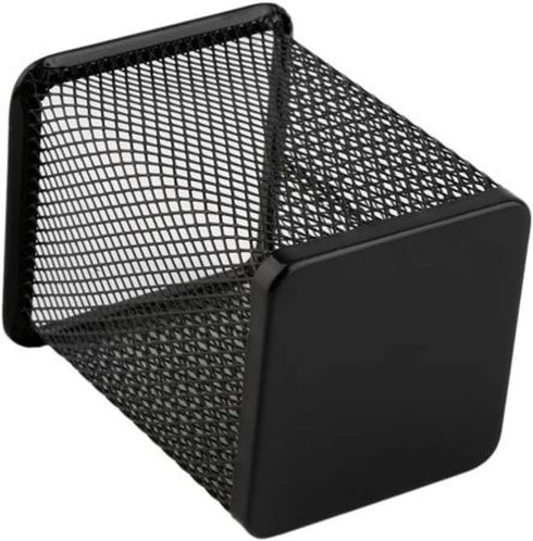 EORTA Black Metal Mesh 3 Pack Square Pen Holders, Pencil Holders, Desk Stationery Organizer Cups