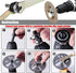 Yakamoz Drill Angle Grinder Adapter with Flange Nut Parts Set, 6mm and 10mm Drill Arbor Mandrel Adaptor