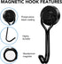 LOVIMAG Magnetic Hooks for Cruise Cabins, 25LBS Cruise Magnets with Epoxy Coating, Swivel Magnet Hooks for Kitchen,