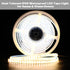 SLL HUT DC24V 3000K 5m 16.4ft 120 IP68 (3000K SuperlightingLED White LED Strip for Sauna Lighting, Flexible Long LEDs/m