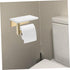 Stylish Wall-Mounted Marble Finish Paper Towel Holder for Effortless Bathroom Organization