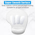 Hsurbtra Ergonomic Mouse Pad with Wrist Rest Support, Ivory White Gel Mouse Pad, Non-Slip PU Base, Memory Foam Mat