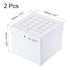 uxcell Centrifuge Tube Freezer Storage Box, 16 Places Cardboard Holder Rack for 50ml Microcentrifuge Tubes, White (2pcs)