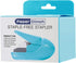 Plus Paper Clinch Compact Staple-Free Stapler in Blue Turquoise for Easy Stapling