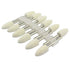 Luo ke 8mm Diameter Bullet Shape Polishing Buffing Wheels, Wool Felt Mounted Mandrel Grinding Bits for Rotary Tool
