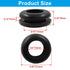 30Pcs Rubber Grommets 1/2" ID, Durable Wiring Hole Grommet for Cable Hose Wire Hardware Plumbing