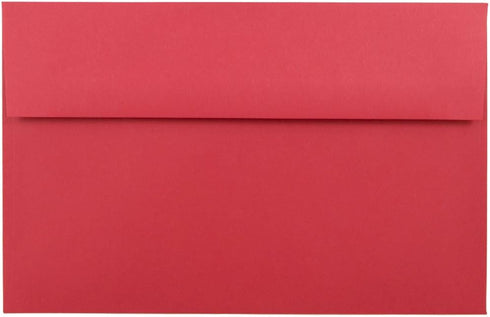JAM PAPER A10 Colored Invitation Envelopes - 6 x 9 1/2 - Red Recycled - 50/Pack