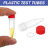PATIKIL 1.5ml Plastic Cryogenic Vials, 25Pcs Screw Top Frozen Test Tube for Lab, Red Cap