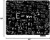 Physics Rectangle Gaming Mousepad, E=mc2 Fun Phenomena Mouse Mat for Computer Desk, 9.5 x 7.9 Inch