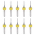 uxcell Micro PCB Drill Bit Set, 10pcs 1/8" Shank 0.85mm Solid Tungsten Carbide CNC Engraving Bits