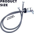 Lawnrden 31.5 Inch Shampoo Bowl Faucet, Professional Shampoo Bowl Sprayer with Hose, Hairdressing Salon Basin Hand
