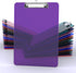 Bulk Clipboards Set of 30, Colored Clear Clip Board 8.5x11 for Classroom, Office & School Supply