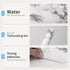 Art3d 120"x17.3" Self-Adhesive Wallpaper, Peel and Stick Grey Marble Paper, Matt by Art3d