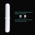 MECCANIXITY Magnetic Stirrer Mixer Stir Bar Rod 55mm x 9mm with Ring Shape Coating Magnet for Laboratory Use