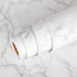 Livelynine Peel and Stick Marble White Contact Paper, 15.8x78.8, Waterproof Kitchen Countertop Covers for Desk and Walls