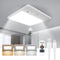 Rechargeable Ceiling Light with Remote No Wiring ,12000mAh Motion Sensor Battery Operated