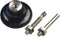 Cryspearl 2 Inch Disc Pad Holder with 6mm Round Shank and 1/4 Inch