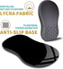 Hokafenle Ergonomic Mouse Pad with Wrist Support, Memory Foam & Non-Slip PU Base, 12x8 inch, Gray