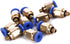 Eowpower 10 Pcs PC4-M5 Pneumatic Air Straight Quick Fitting, 4mm Thread M5 Connector
