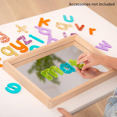 TickiT Small Wooden Mirror Tray