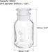 PATIKIL 500mL Reagent Media Bottle, 1Pcs Round Graduated Glass Storage Bottle with Clear Cap for Chemistry Lab Universities Home, Clear by PATIKIL