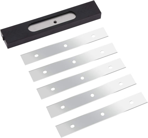 6 inch Pack 25 EHDIS Razor Blades Paint Scraper Replacement Stainless Steel Blades for Window Scrapers, Double Edged