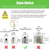 E14 LED Light Bulbs, European Base Refrigerator Bulb, 120V Daylight White 6000K, Non Dimmable, Pack of 2