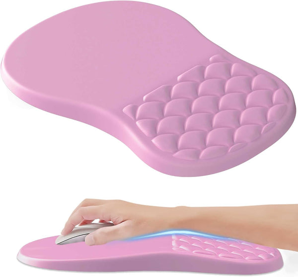 HunDun Ergonomic Mouse Pad Wrist Support, Wrist Rest Mousepad for Carpal Tunnel Pain