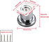 KDDEON Feet,Set 4,for (2in) Modern Style Furniture Legs,Metal Table Legs,Non-Slip Sofa Legs,Pre-Drilled Kitchen
