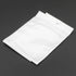 Ellbest 300pcs Clear Front White Back Bags, Resealable Zipper Plastic Poly Pouches for Jewelry Making Crafts Packing
