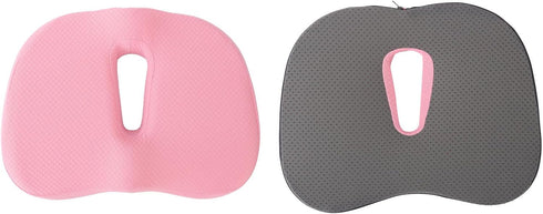 Donut Pillow Office Orthopedic Donut Cushion Memory Foam Soft Breathable Seat Pillow Pad (Pink)