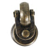 Swivel Caster Wheels, Polished Antique Cup Type Casters, Solid Brass High Load Capacity Universal Furniture Casters for