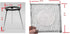 Lab Bunsen Burner Tripod Stand with Mesh Screen 6 Inch and 6 Inch Removable Legs for Heating Soldering Lab Bunsen Burner