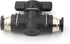 3/8 Inch Push to Connect Ball Valve Union: Air Flow Control Valve Quick Connect Tube Fittings, 5 Pack