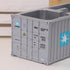 Multi-Function Desk Organizer, Gray Shipping Container Storage Box for Office Supplies, Pen/Pencil and Remote Control