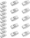 20pcs Wire Rope Clips Galvanised Steel Egg Shape Cable Clamp for 2mm/3mm/4mm/5mm Steel Cable Rope