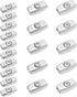 20pcs Wire Rope Clips Galvanised Steel Egg Shape Cable Clamp for 2mm/3mm/4mm/5mm Steel Cable Rope