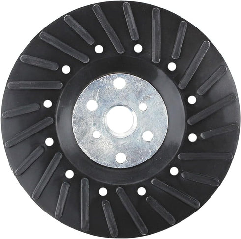 BHA Angle Grinder Ribbed Backing Pad for Resin Fiber Disc, 4.5" x 5/8"-11
