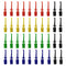 40PCS Multimeter Electrical Testing Single Hook Clip Grabber Test Probe Cable Clip Kit, 5 Colours