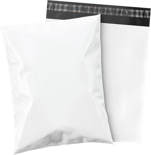 Shop4Mailers 7.5 x 10.5 Glossy White Plastic Self Seal Poly Mailer - Waterproof Shipping Envelope, 1000 Pack
