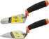 2 Pcs Pointing Trowel and Gauging Trowel Set, 6" Masonry Hand Tool Set with Soft Grip Handle