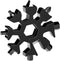 FODARSAI 18-in-1 Snowflake Multi Tool, Unique Gifts for Men, Cool Camping Tool Gadgets, Stocking Stuffers for Dad,