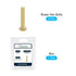 Hex Head Screw Bolt (5/16-18x1-3/4") 5Pcs, Brass Fully Threaded Solid Hex Bolts for Machinery Repair